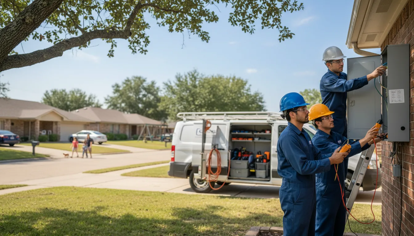 Certified electrician providing emergency electrical services in Lyons, IN